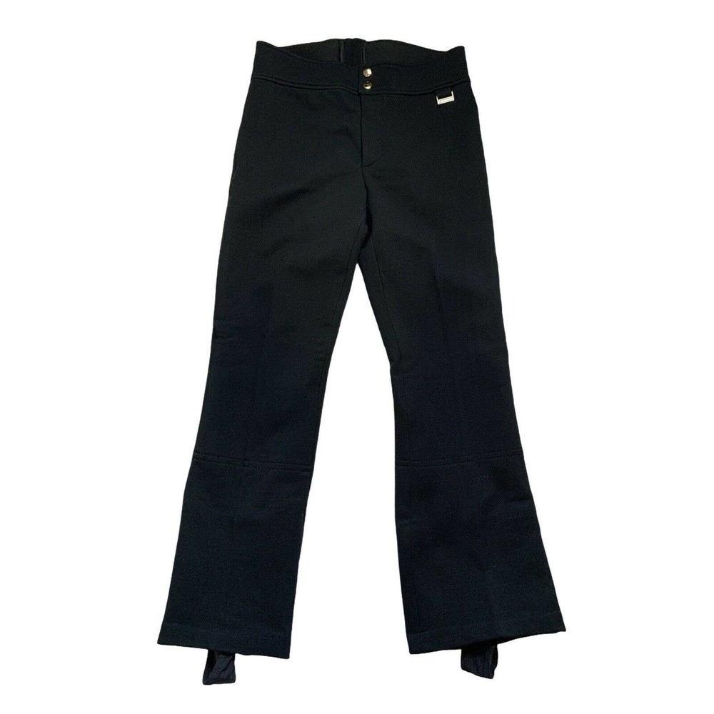 VTG EDELWEISS Ski Pants Stirrup Black Size 32 40
